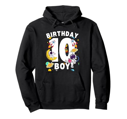 10 Yrs Old Birthday Boy Astronaut Space Ballon 10. Geburtstag Pullover Hoodie 10 Yrs Old Birthday Boy Astronaut Space Ballon 10. Geburtstag Pullover Hoodie von Spaceman Birthday Ideas Birthday Boy Astronaut