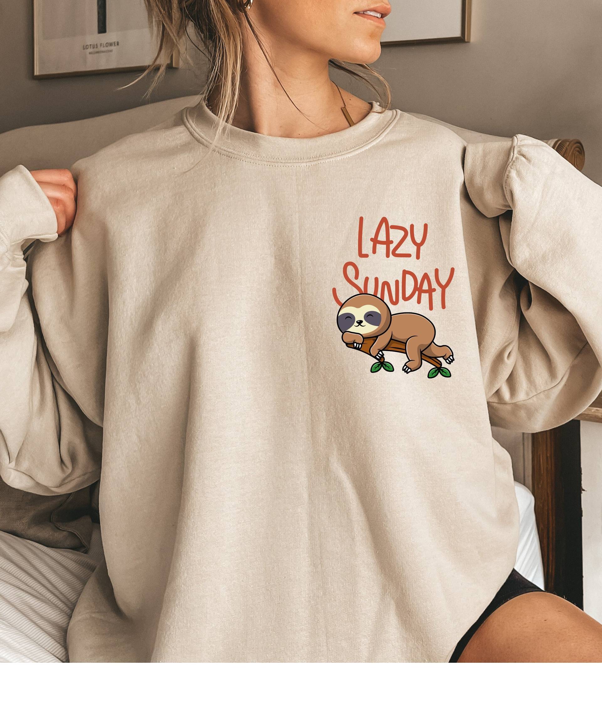 Lazy Sunday, Sunday Hoddie, Relax, Slot Chill, Sloth, Chill Comfortable Lazy Sunday, Sunday Hoddie, Relax, Slot Chill, Sloth, Chill Comfortable von SpacemanRobin