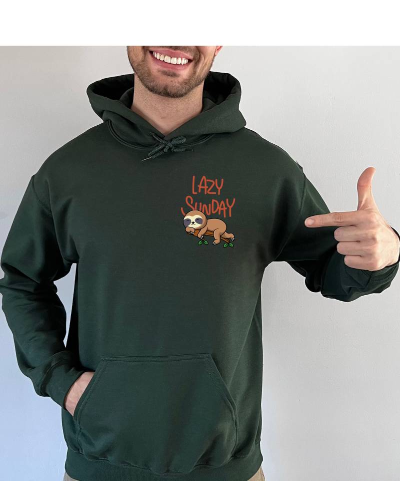 Lazy Sunday, Sunday Hoddie, Relax, Slot Chill, Sloth, Chill Comfortable Lazy Sunday, Sunday Hoddie, Relax, Slot Chill, Sloth, Chill Comfortable von SpacemanRobin