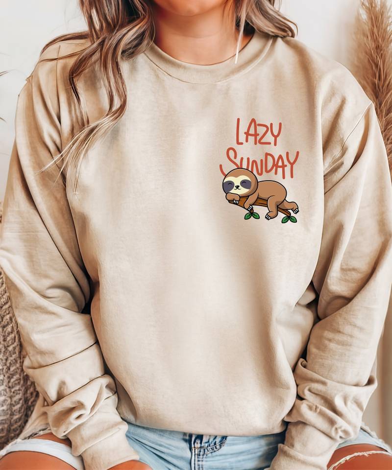 Lazy Sunday, Sunday Hoddie, Relax, Slot Chill, Sloth, Chill Comfortable Lazy Sunday, Sunday Hoddie, Relax, Slot Chill, Sloth, Chill Comfortable von SpacemanRobin