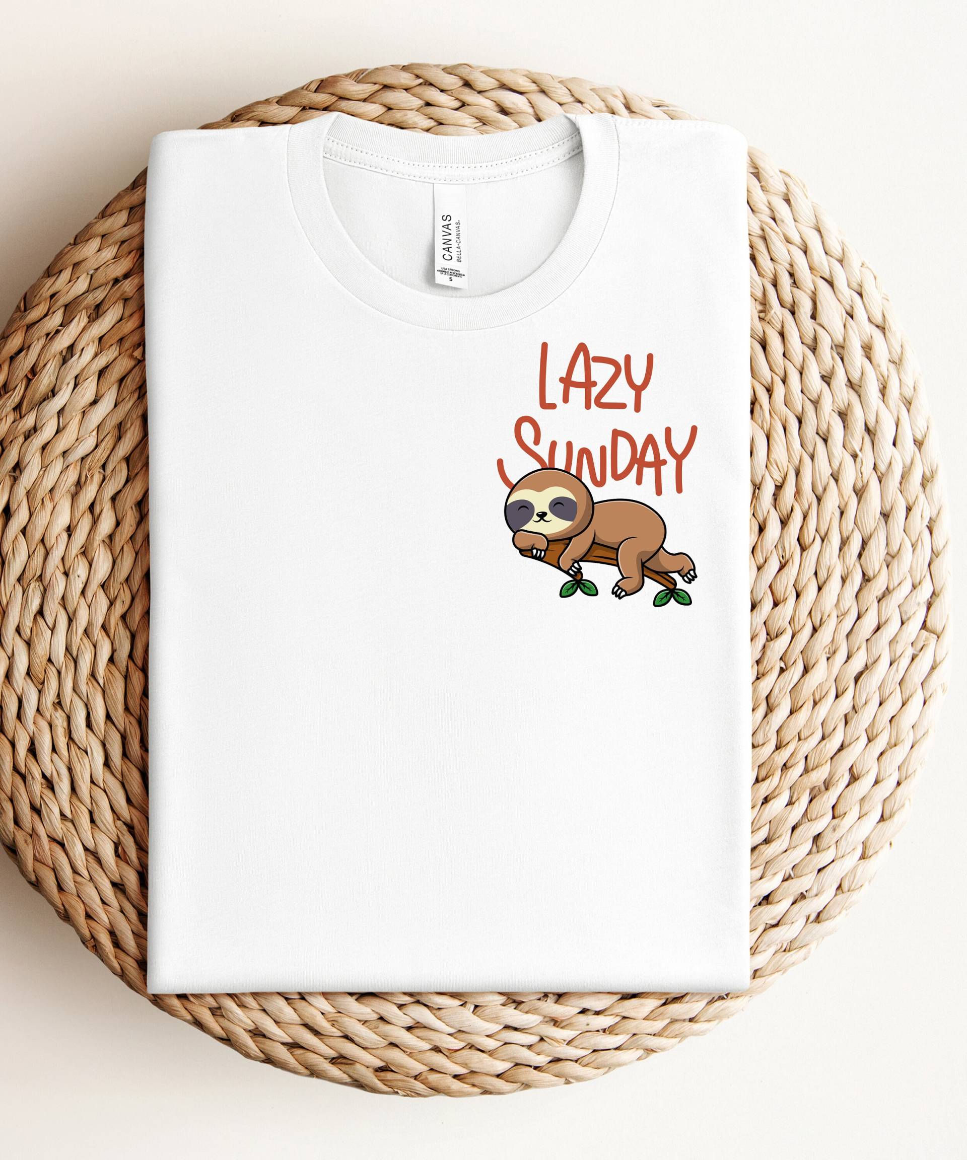 Lazy Sunday, Sunday T-Shirt, Relax, Slot Chill, Sloth, Chill Comfortable Lazy Sunday, Sunday T-Shirt, Relax, Slot Chill, Sloth, Chill Comfortable von SpacemanRobin
