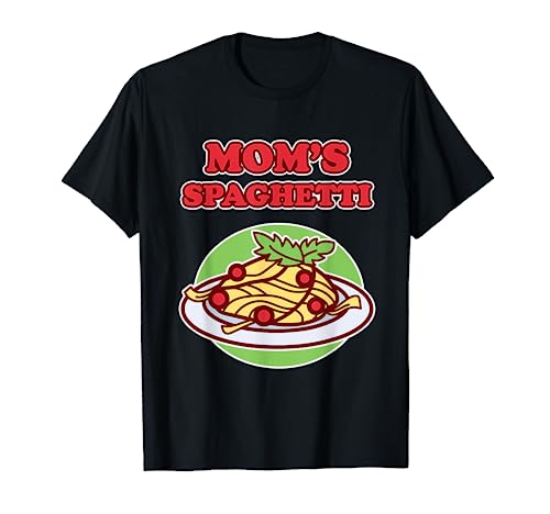 Spaghetti Shirt für Frauen und Männer - Mom's Spaghetti T-Shirt von Spaghetti Shirt für Männer und Frauen