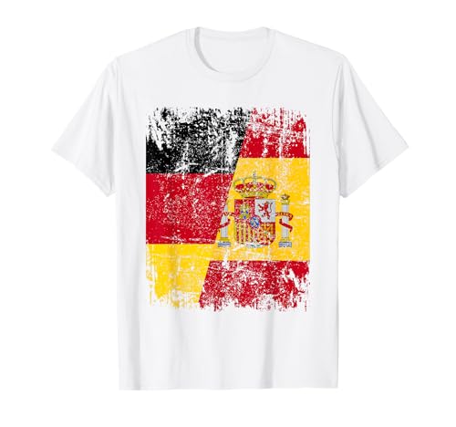 SPANIEN DEUTSCHLAND Flagge | Damen Herren Kinder | ESPANA T-Shirt von Spain Family Shop