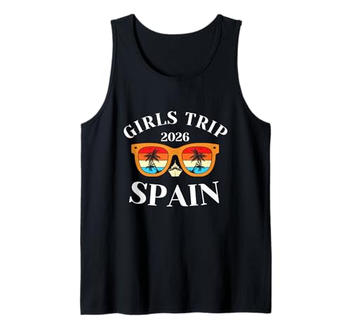 Girls Trip 2026 Spanien Spring Break 2026 Cruise Vacation Tank Top Girls Trip 2026 Spanien Spring Break 2026 Cruise Vacation Tank Top von Spain Spring Break Attire T-Shirts