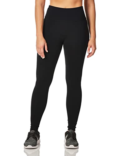 Spalding Damen Essential hoher Taille Leggings, schwarz, Groß von Spalding