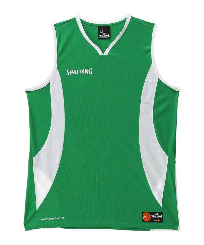 Spalding T-Shirt Spalding Tanktop Damen Weiß Ärmellose Trikots Polyester von Spalding