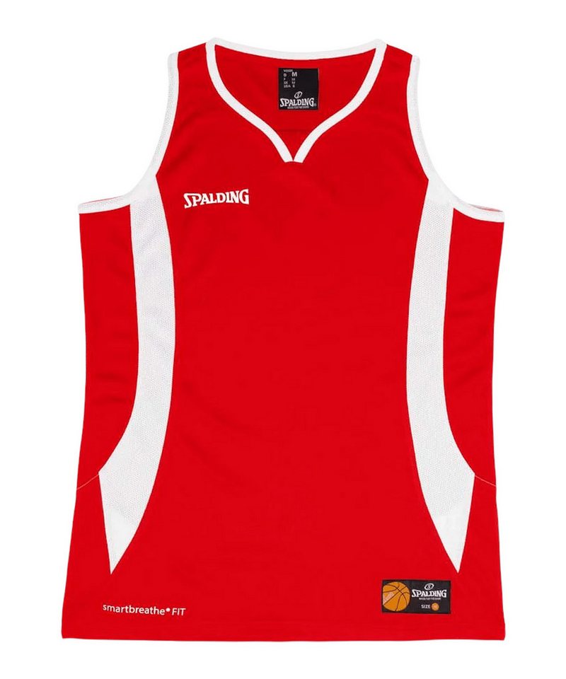 Spalding T-Shirt Spalding Tanktop Damen Weiß Ärmellose Trikots Polyester von Spalding