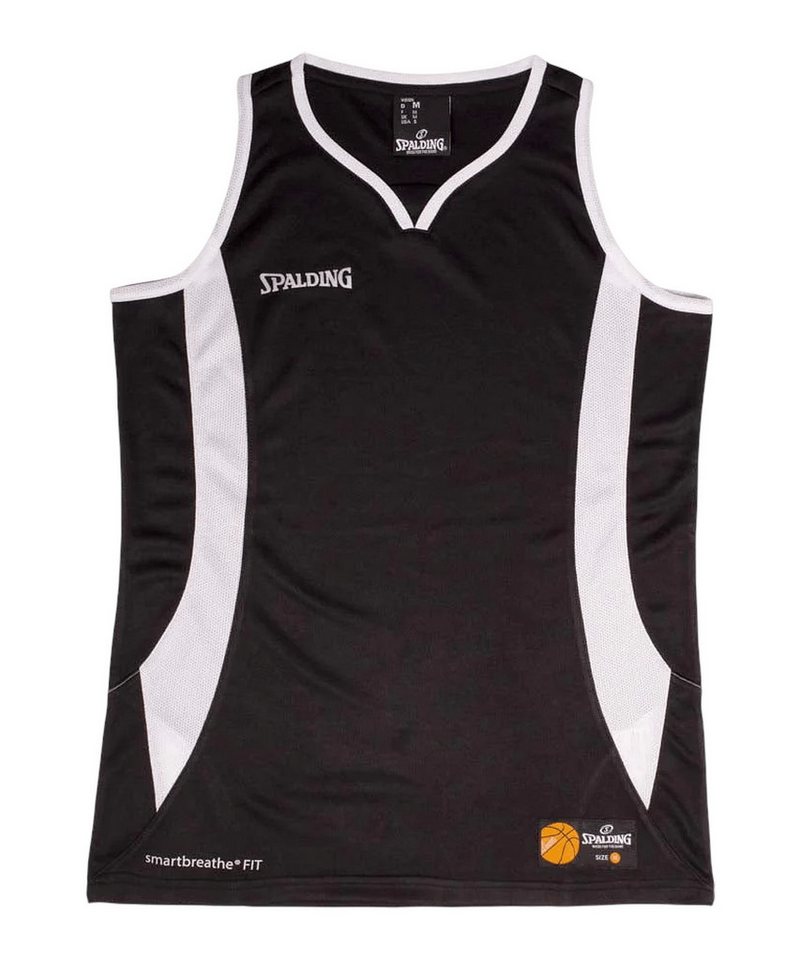 Spalding T-Shirt Spalding Tanktop Damen Weiß Ärmellose Trikots Polyester von Spalding