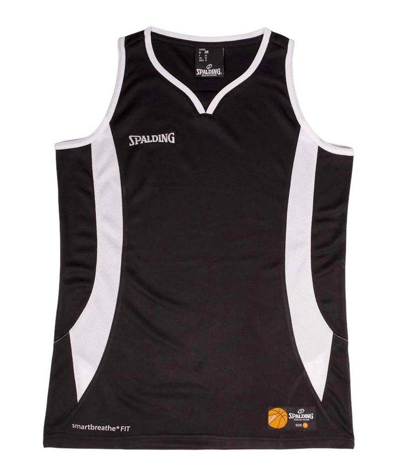 Spalding T-Shirt Spalding Tanktop Damen Weiß Ärmellose Trikots Polyester von Spalding