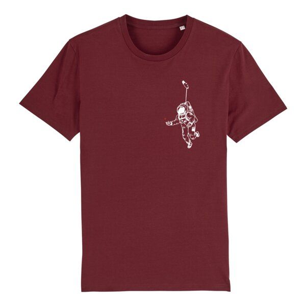 Spangeltangel Herrenshirt "Kosmonaut", T-Shirt, Bio-Baumwolle, Astronaut, Stern, von Spangeltangel