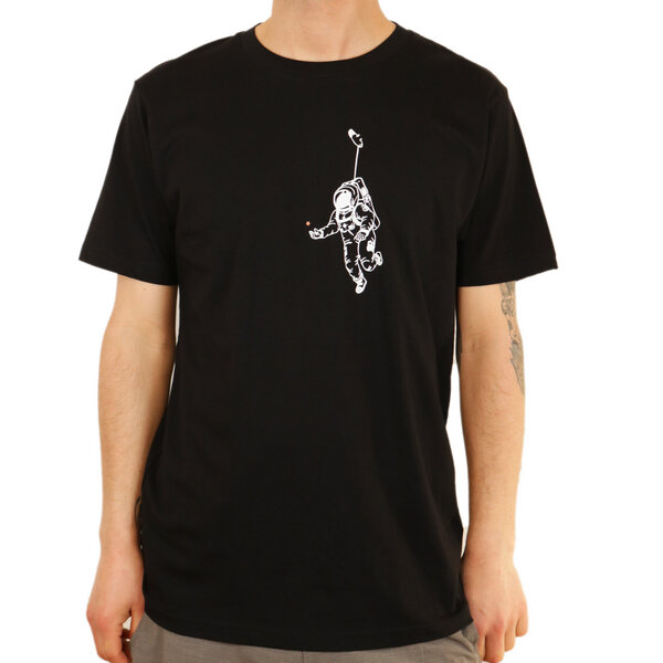 Spangeltangel Herrenshirt "Kosmonaut", T-Shirt, Bio-Baumwolle, Astronaut, Stern, von Spangeltangel