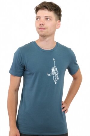 Spangeltangel Herrenshirt "Kosmonaut", T-Shirt, Bio-Baumwolle, Astronaut, Stern, von Spangeltangel