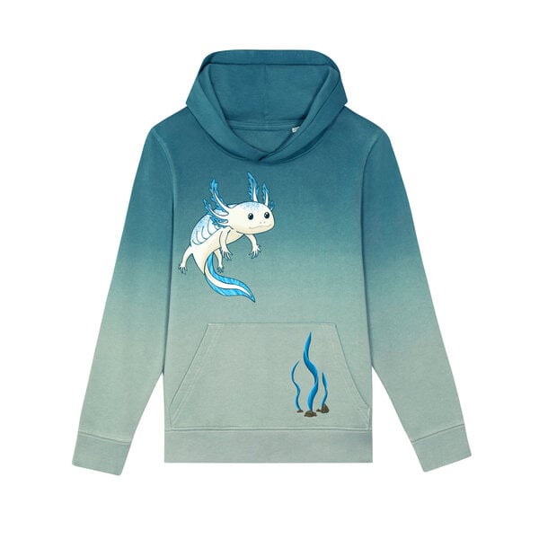 Spangeltangel Kinder-Hoodie "Axolotl" von Spangeltangel