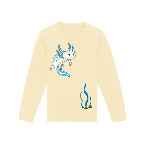 Spangeltangel Kinder-Sweatshirt "Axolotl" von Spangeltangel