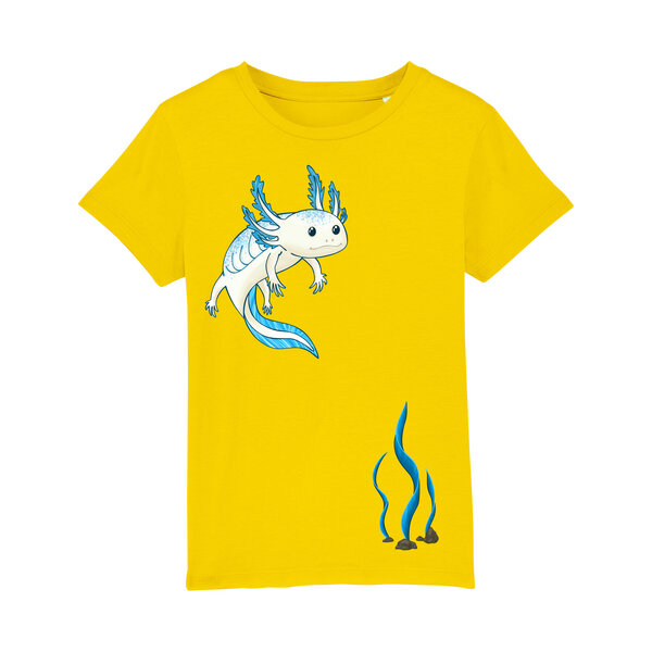 Spangeltangel Kinder-T-Shirt "Axolotl" von Spangeltangel