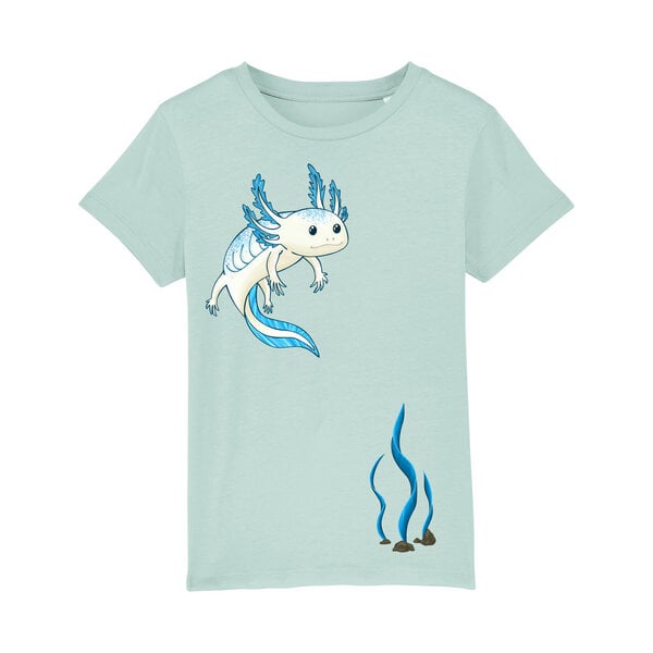 Spangeltangel Kinder-T-Shirt "Axolotl" von Spangeltangel