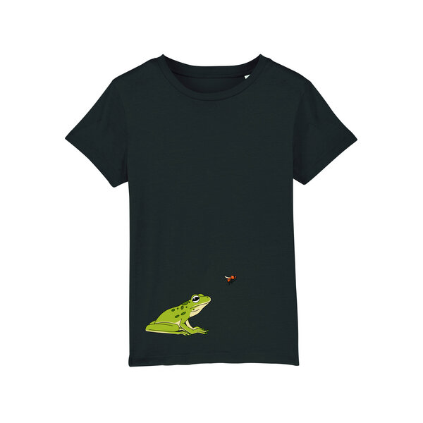 Spangeltangel Kinder-T-Shirt "Frosch", Biobaumwolle, bedruckt von Spangeltangel