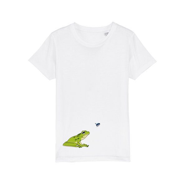 Spangeltangel Kinder-T-Shirt "Frosch", Biobaumwolle, bedruckt von Spangeltangel