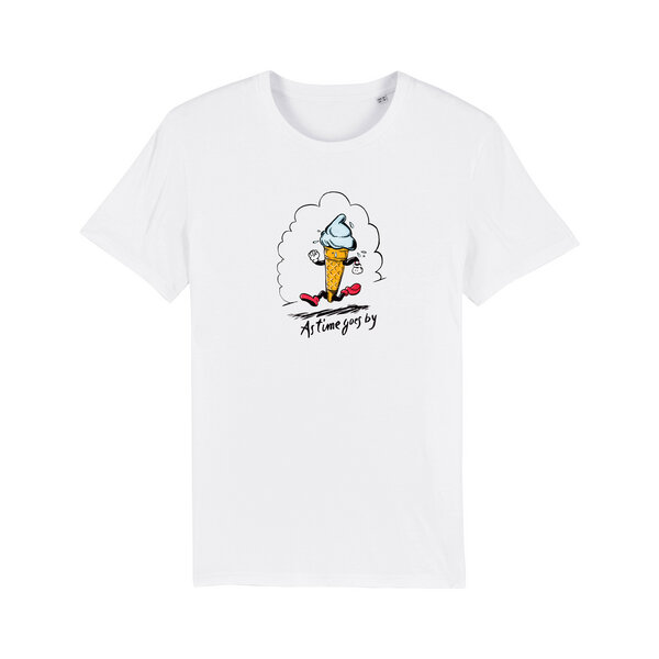 Spangeltangel T-Shirt "Eis", T-Shirt, Bio-Baumwolle, Eiswaffel, Unisex, Sommer von Spangeltangel