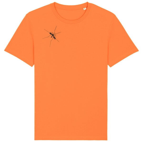 Spangeltangel T-Shirt "Schnake", Männershirt, Herrenshirt, bedruckt, Siebdruck, T-Shirt, Bio-Baumwolle von Spangeltangel