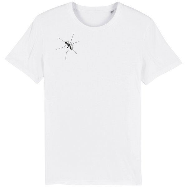 Spangeltangel T-Shirt "Schnake", Männershirt, Herrenshirt, bedruckt, Siebdruck, T-Shirt, Bio-Baumwolle von Spangeltangel