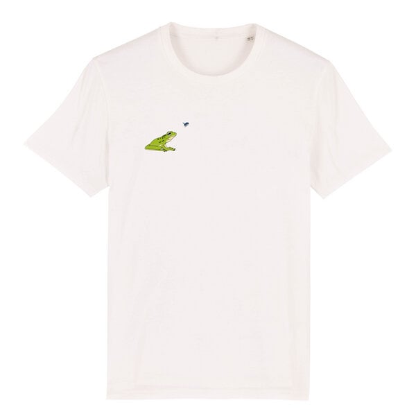 Spangeltangel T-Shirt bedruckt, Frosch, nachhaltig, Biobaumwolle, Herren, Natur, Insekt von Spangeltangel