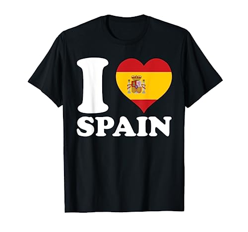 Spanien Flagge Spanien Design Herren Damen - I Love Spain T-Shirt Spanien Flagge Spanien Design Herren Damen - I Love Spain T-Shirt von Spanien Fan Spanische Flagge Spanien Reise