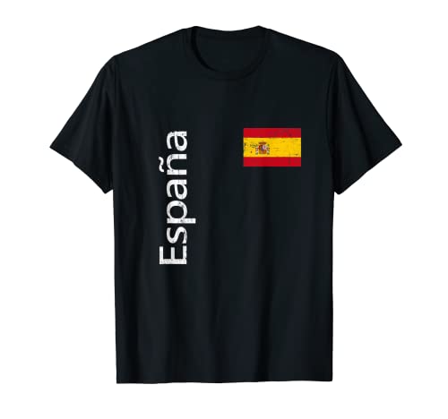 Spanien Tshirt Trikot España Kinder Damen Herren 2022 T-Shirt von Spanien Geschenk Flagge Fahne 2022