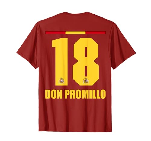 Spanien Sauf Trikot Herren Don Promillo Legende Saufnamen T-Shirt von Spanien Sauf Trikot - Spanien Trikot Merch