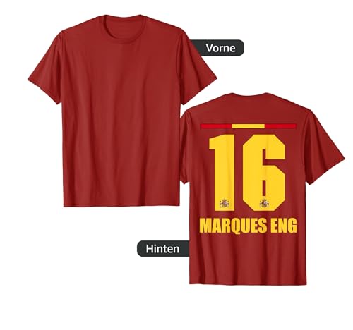 Spanien Sauf Trikot Herren Marques Eng Legende Saufnamen T-Shirt von Spanien Sauf Trikot - Spanien Trikot Merch