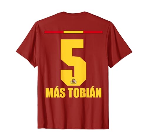 Spanien Sauf Trikot Herren Mas Tobian Saufnamen T-Shirt von Spanien Sauf Trikot - Spanien Trikot Merch