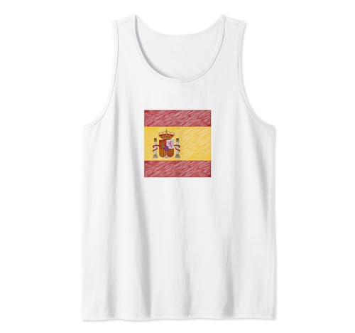 Spanien Flagge Spain Flag Damen Espana Deko Kinder Espana Tank Top von Spanische Fahne Herren Spanien Deko Frauen Männer