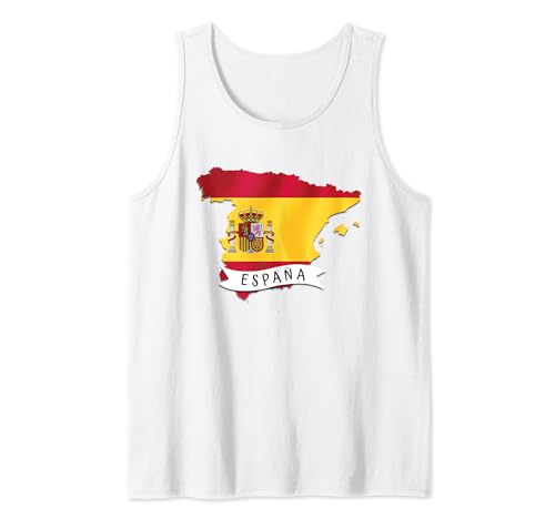 Spanien Flagge Spain Flag Damen Espana Deko Kinder Espana Tank Top von Spanische Fahne Herren Spanien Deko Frauen Männer