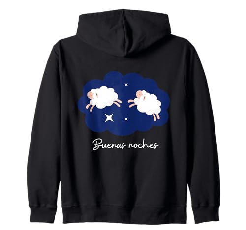 Buenas Noches Gute Nacht auf Spanisch Bi Linguale Kinder Mädchen Kapuzenjacke von Spanish Language Kids Night Counting Sheep Boys