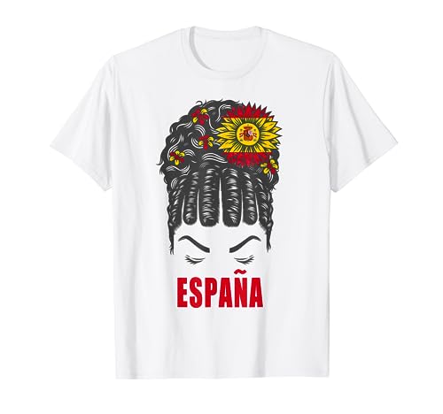 Spanische Flagge für Damen und Kinder, Spanien-Flagge T-Shirt von Spanish Souvenirs & Espana Outfits For Kids