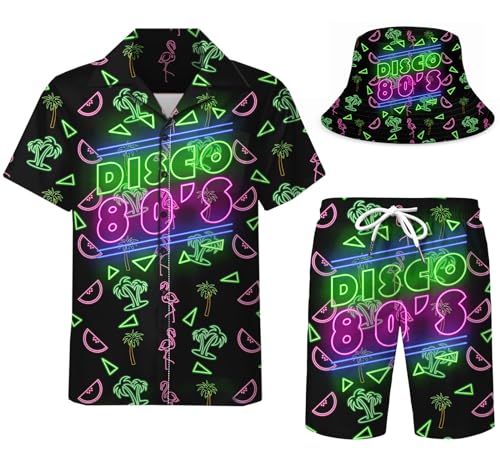 Spanoous Hawaii-Hemden und Shorts für Herren, lustige Strand-Outfit-Sets mit Fischerhüten, Farbe: 15, XX-Large Spanoous Hawaii-Hemden und Shorts für Herren, lustige Strand-Outfit-Sets mit Fischerhüten, Farbe: 15, XX-Large von Spanoous