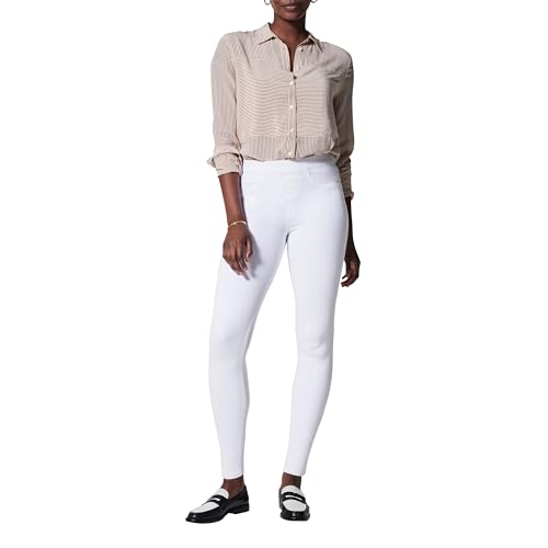 SPANX Damen Ankle Jean-Ish Leggings Formender Body, Weiß(White000_White), L von Spanx