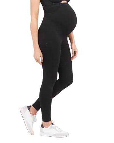 SPANX Look At Me Now Mama Seamless Leggings für Damen, Very Black, S von Spanx