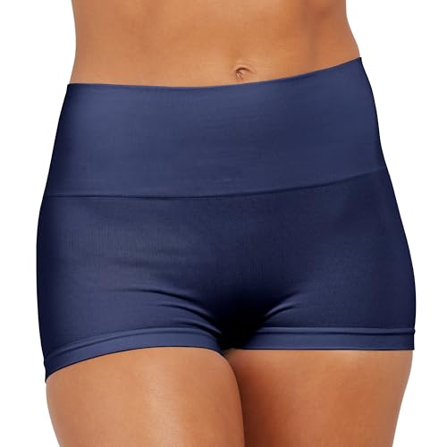 SPANX Everyday Shaping Boyshort – Core Control Shapewear Unterwäsche – unsichtbar unter der Kleidung – nahtloses Design – unsichtbar – unsichtbar – dunkler Saphir – Größe S, Saphir, dunkel, S von Spanx