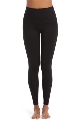 SPANX Leggings für Damen Look at Me Now Nahtlose Leggings, Very Black, 1X von Spanx