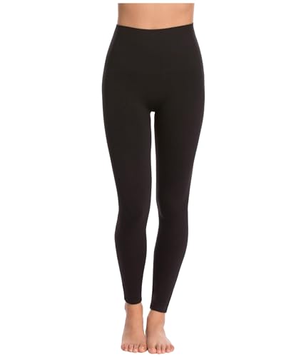 SPANX Leggings für Damen Look at Me Now Nahtlose Leggings, Very Black, 1X von Spanx