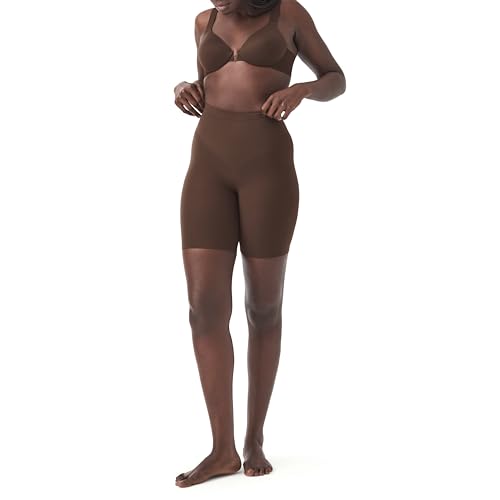 SPANX Shapewear für Damen Tummy Control Power Short (Regular und Übergröße), Chestnut Brown, L von Spanx