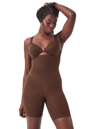 SPANX Shapewear für Damen Tummy Control High-Waisted Power Short (Regular und Übergröße), Chestnut Brown, 1X von Spanx