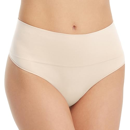 Spanx Damen Thong Shapewear-Unterhose, Softnude, M EU von Spanx