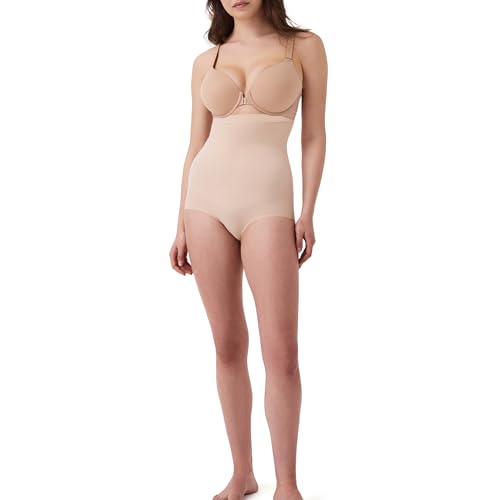 SPANX Shapewear für Damen Tummy Control High-Waisted Power Panties (Regular und Übergröße), Soft Nude, XL von Spanx