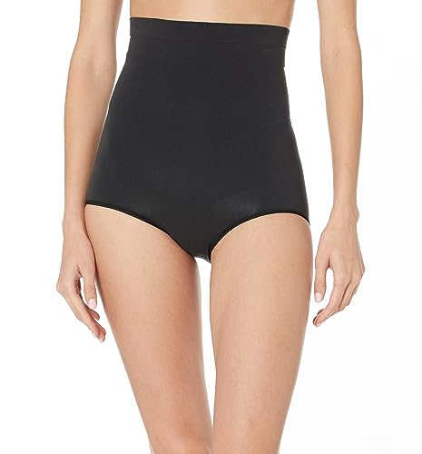 SPANX Shapewear für Damen Tummy Control High-Waisted Power Panties (Regular und Übergröße), Very Black, 2X von Spanx