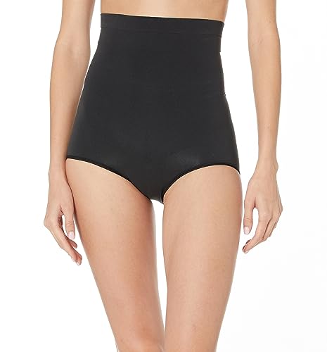 SPANX Shapewear für Damen Tummy Control High-Waisted Power Panties (Regular und Übergröße), Very Black, S von Spanx