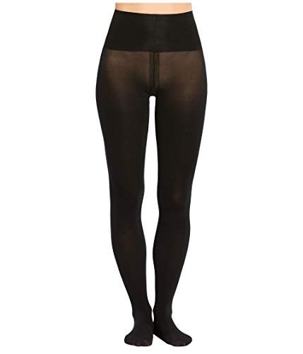 SPANX Tummy Shaping Tights, Strumpfhosen für Damen, Very Black, L von Spanx