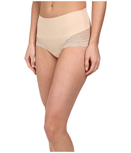 SPANX Undie-tectable Hi-Hipster-Spitzenhöschen,Beige (Soft Nude),L von Spanx