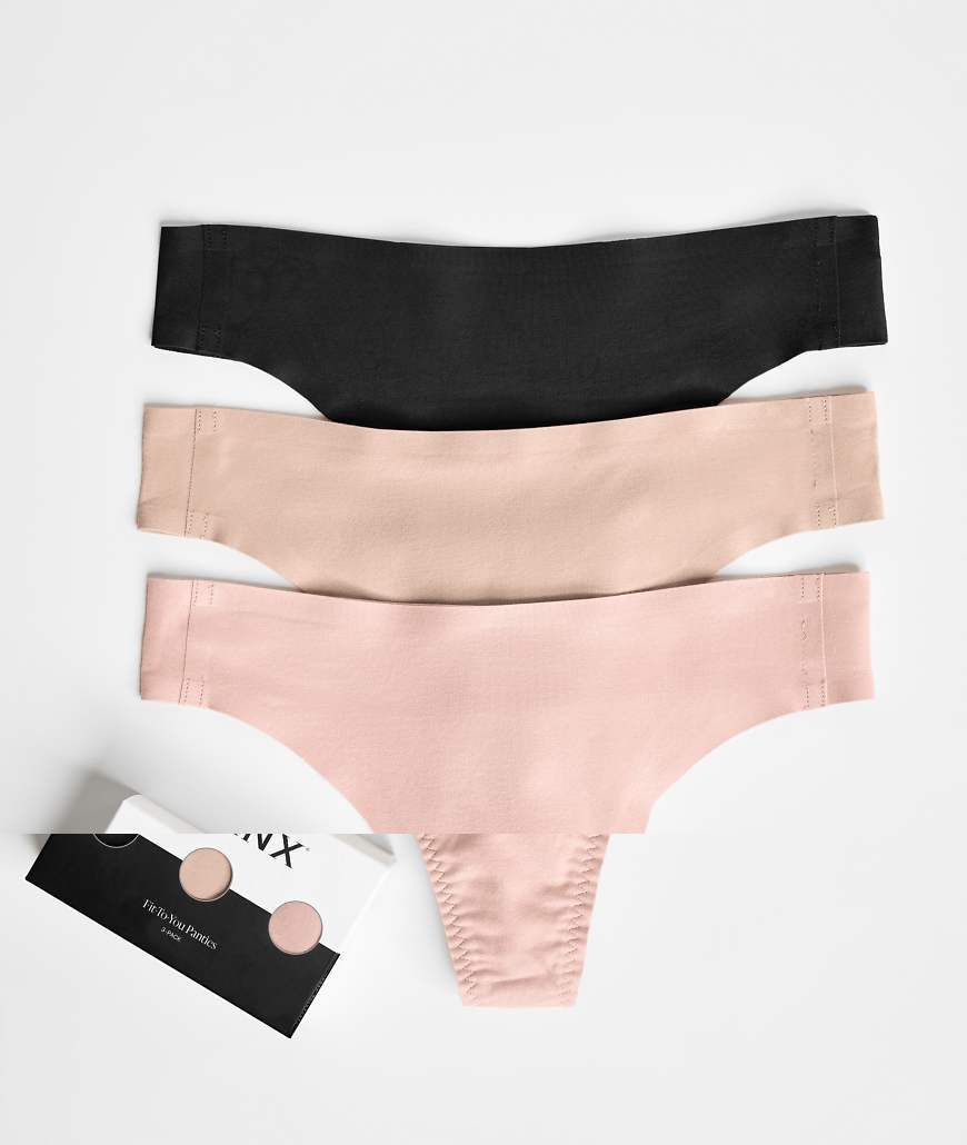 SPANXsmooth - Fit to You - Elastische Tangas im 3er-Pack-Bunt von Spanx